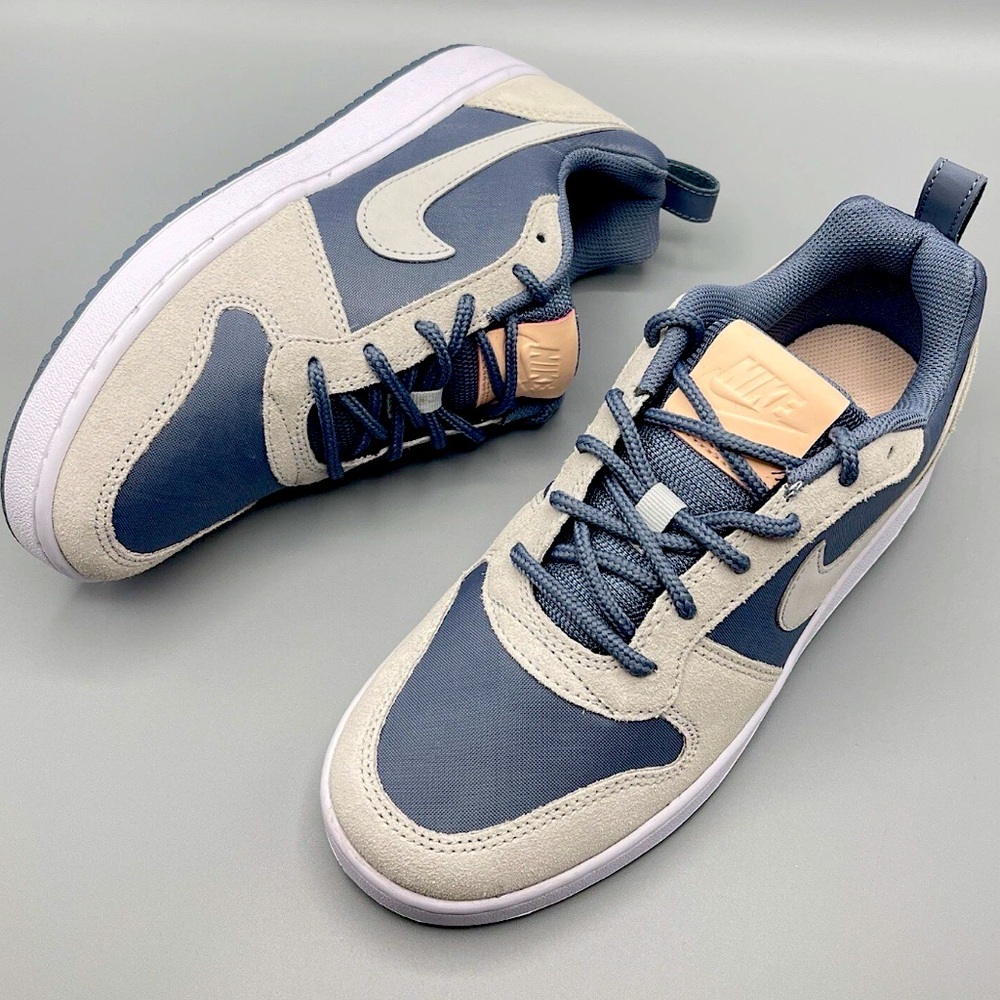 Shoes Nike Court Borough Low Prem Armory Blue/Pure Platinum Women’s Size 7🔥